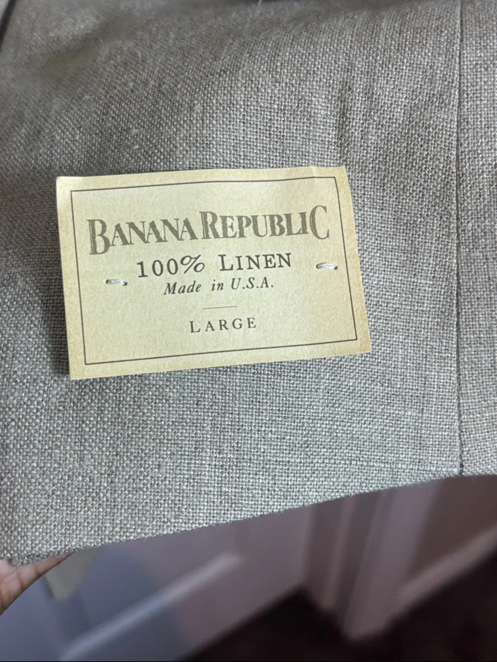 Banana Republic Men’s blazer 100% linen two button Suit Jacket